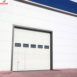 Porte sectionnelle industrielle en aluminium <span class=keywords><strong>de</strong></span> haute qualité, étanche, avec moteur <span class=keywords><strong>de</strong></span> porte <span class=keywords><strong>de</strong></span> <span class=keywords><strong>garage</strong></span>, pour extérieur - Product Image 1