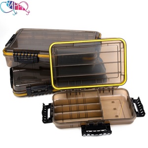 Boîte de rangement étanche haute résistance pour la pêche, avec plusieurs compartiments pour leurres, hameçons et accessoires de pêche - Product Image 1