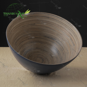 OEM Customized Classic Disposable Kitchen Salad Bowl Set Eco-Friendly Lightweight Natural Bamboo for Party & Home Use Vietnam - Product Image 3
