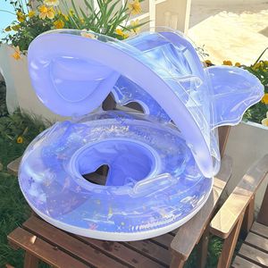 Eco-friendly parasole in PVC con manico con paillettes anello sedile per bambini bambini bambini - Product Image 4
