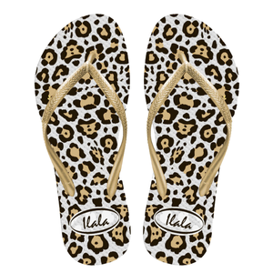 Sandalias de Verano Antideslizantes a la Moda, Plantilla de PE Ligera, Diseño de Punta Puntiaguda con Estampado de Guepardo para Mujer, Venta al Por Mayor - Product Image 4