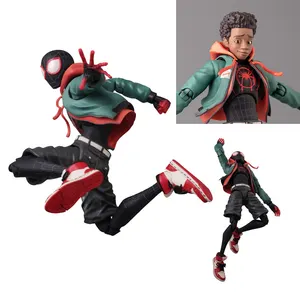 Spiderman Across the Miles Morales Action Figure Coleção Brinquedos