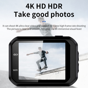 China Factory 4K Casco Cámara Pantalla <span class=keywords><strong>de</strong></span> 2,0 "Esquí <span class=keywords><strong>y</strong></span> ciclismo Deportes extremos Cámara Ciclo <span class=keywords><strong>de</strong></span> registro Cámara <span class=keywords><strong>DE</strong></span> ACCIÓN antivibración VL002 - Product Image 4