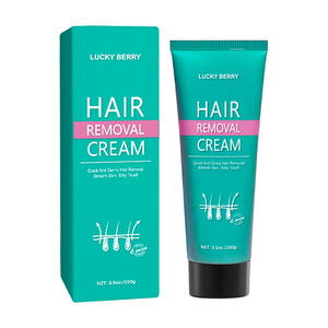 Crème Lotion Épilatoire <span class=keywords><strong>Semi</strong></span>-Permanente à Base de Plantes, Sans Cruauté Animale, pour le Corps et le Visage, Peaux Sensibles, Cible le Visage - Product Image 1