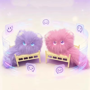 AI Smart Electronic Pet Emotional Companion Plush Trendy Robot Toy Birthday Gift Accessory Supports AI Customization OEM/ODM - Product Image 1