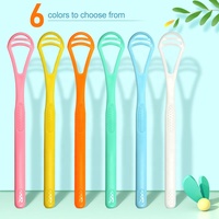 Grattoirs et Brosses Nettoie-Langue en Plastique de Qualité Médicale Approuvés ISO pour Soins d'Hygiène Buccale