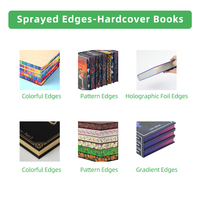 Impresión de Libros de Tapa Dura con Bordes Pintados |   Edición Especial Foredge Art A4 Publicador Personalizado |   Certificado EN71 FSC, MOQ bajo de 200 piezas