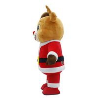 Disfraz Inflable Gigante de Reno Navideño Adorable para Adultos