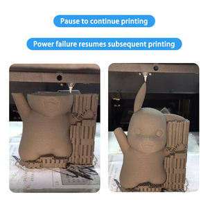 Imprimante 3D en argile Antinsky ZCC2000 avec écran tactile couleur de 3,5 pouces et taille d'impression de 230 mm * 160 mm * 200 mm, imprimante 3D en béton - Product Image 6