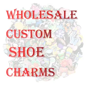 New Arrival Shoe Charms Clogs Stickers 2024 Charm Shoe Custom Designer Pvc Custom For Shoe Charms Logo Women Men Clogs