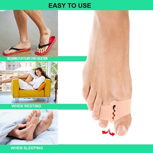 MediFootCare ortopédico superpuesto dedos grandes juanete Corrector dedo del pie espaciadores esparcidor Gel dedo del pie separadores para mujeres <span class=keywords><strong>sandalias</strong></span> de Tanga - Product Image 6