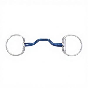 Brida de doble articulación Euro Cavall de acero inoxidable con anillo de 135 mm, modelo plateado ECI-HB26-002457 - Product Image 4