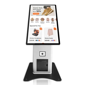21.5 Inch <strong>Touch</strong> <strong>Screen</strong> Self-service Order Payment <strong>Kiosks</strong> Android Based Self Service <strong>Kiosk</strong> <strong>with</strong> Printer <strong>Card</strong> <strong>Reader</strong> - Product Image 3