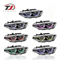 Feux avant à LED laser pour BMW Série 3 F30 F31 F35 M3 F80 2013-2018, feux de jour colorés