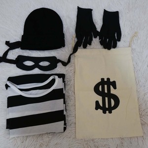 Déguisement <span class=keywords><strong>de</strong></span> voleur <span class=keywords><strong>de</strong></span> <span class=keywords><strong>banque</strong></span> pour adultes Halloween Carnaval Party Role Play CARR-005 - Product Image 4