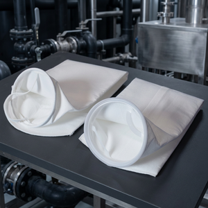 Bolsa de <span class=keywords><strong>Filtro</strong></span> de Líquido para Recubrimiento de Pintura de Material PP/PE, Color Blanco, Tamaño Personalizado, Filtros de Suministro de China, Precios Competitivos - Product Image 1