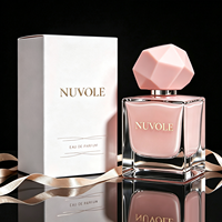 Flacon de parfum carré en verre transparent sur mesure 30ml 50ml avec pulvérisateur et logo imprimé personnalisé avec boîte