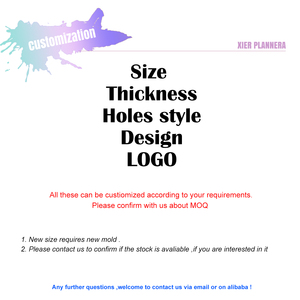 Thư Kích thước/A4/A5 Thẻ lưu ý chủ 8.5x11inch máy tính xách tay rõ ràng nhựa Disc-ràng buộc trang nấm lỗ cho <span class=keywords><strong>PP</strong></span> Pocket <span class=keywords><strong>PP</strong></span> Refill - Product Image 6