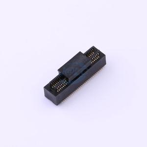 ขั้วต่อ XKB Connection รุ่น X0515WVS-60AS-9TV01 แบบ 60 พิน ระยะห่าง 0.5 มม. สำหรับเชื่อมต่อระหว่างบอร์ดกับบอร์ด ชนิดหัวต่อแบบตัวผู้ SMD แนวตั้ง รองรับแรงดัน 50V กระแสไฟ 0.5A มาตรฐาน ROHS สำหรับวงจร PCB - Product Image 1