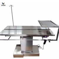 Table de levage vétérinaire en acier inoxydable pour animaux de compagnie, hydraulique, pour instruments chirurgicaux vétérinaires - Vente directe usine