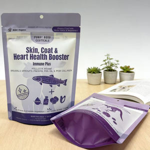 Bolsa de Embalaje BOPP Impermeable con Cierre y Ventana para Golosinas y Chicle para Mascotas, Impresa Personalizada - Product Image 5