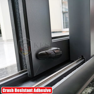 Livraison en 15 jours, portes coulissantes amovibles, résistantes, en Aluminium, à distance acoustique, pliables, triples - Product Image 6