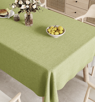 Nappe en coton et lin, nappe rectangulaire japonaise unie, luxueuse et haut de gamme, tapis de table à thé