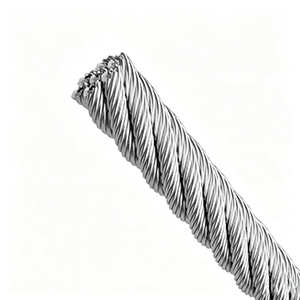 Câble en acier inoxydable T316 1x19 3/16 pouces, qualité marine T316, brin 1x19 <span class=keywords><strong>pour</strong></span> la construction <span class=keywords><strong>de</strong></span> rampes d'<span class=keywords><strong>escalier</strong></span> - Product Image 2