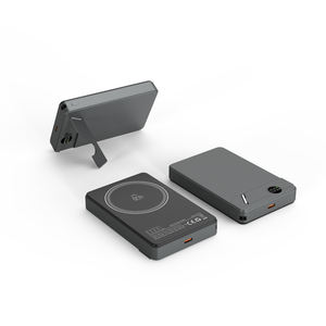 Banco de energía de carga rápida 10000mAh Paquete de batería Mag para <span class=keywords><strong>iPhone</strong></span> 17 Carcasas de metal Banco de energía inalámbrico Magsaferred con pantalla Led - Product Image 4