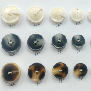 Hạt cườm làm từ sừng trâu và xương tự nhiên, nhiều kích cỡ, hình chữ nhật đánh bóng, 2 lỗ, dành cho nhà thiết kế trang sức - Product Image 1