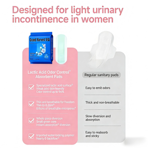 Inserts absorbants biodégradables pour incontinence adulte, pour <span class=keywords><strong>fuites</strong></span> <span class=keywords><strong>urinaires</strong></span> chez la <span class=keywords><strong>femme</strong></span> - Product Image 6