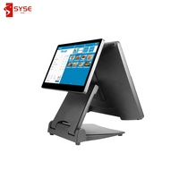 Универсальный 15-дюймовый POS-терминал с процессором Intel Core I3/i5/i7, Windows 10 Pro для ресторанов и розничных магазинов, со складной подставкой, прост в использовании