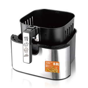 RAF Grande Friteuse à Air Intelligente 8L en Acier Inoxydable, Four Numérique Sans Huile, Conception à Double Cuve, Friteuse à Air Sans Huile - Product Image 2