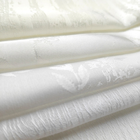 Tissu de rideau en voile jacquard, vente en gros au mètre, pour draperie de fenêtre d'hôtel et décoration intérieure