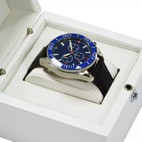 Montre originale pour hommes, boîtier en céramique, lunette de 40mm, ETA 7750, bracelet en cuir, livraison gratuite