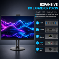 Ordinateur de bureau tout-en-un D4 4K 27 pouces 3840x2160 Intel Core I7 DDR4 SSD Windows 11 Bluetooth WiFi pour la conception et le travail en studio
