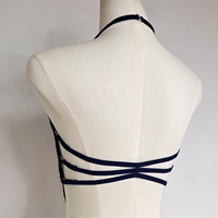Ensemble de danse lyrique 2 pièces pour femmes G023, haut court à bretelles croisées, jupe en maille, costume de danse moderne et contemporaine, tenue de scène