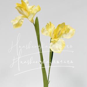 Artificial Iris <b>Flowers</b> Silk <b>Flower</b> <b>Single</b> Branch High Simulation Wedding Home Decoration Natural Style - Product Image 3