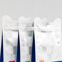 Sachet Doypack transparent personnalisé avec fenêtre, refermable, anti-oxydation, de qualité alimentaire, pour solution d'emballage de nourriture pour animaux de compagnie (chats et chiens) en vente au détail