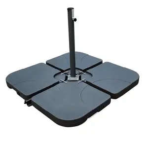 Gran oferta, de paraguas Base, sombrilla en voladizo, sombrillas y bases para Patio, soporte lleno de agua, mercado, Patio, exterior, HDPE, moderno, 100kg