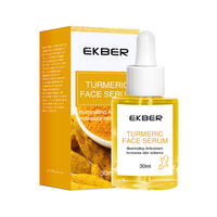 Sérum Visage Végétalien EKBER à Marque Blanche au Curcuma, Rétinol et Vitamine C – Éclaircissant, Anti-acné, aux Exosomes