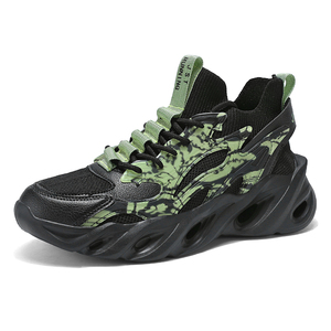 Chaussures de sport respirantes pour hommes, grande taille, légères, bleu vif, pour la course à pied, la salle de sport, les entraînements et les tenues décontractées - Product Image 3