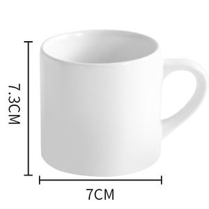 6oz petite tasse blanche Sublimation presse à chaud personnalisée fournisseur de tasses à café en céramique vierge - Product Image 3