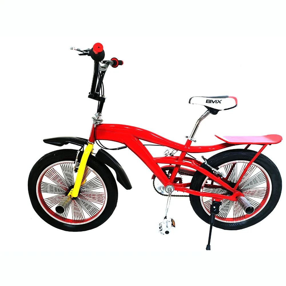Велосипед BMX 20 дюймов, для взрослых, Односкоростной, фристайл, гоночный велосипед со стальной вилкой и двойным V-тормозом, заводская цена