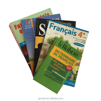 Barato personalizado francés inglés libro de texto diccionario impresión Softcover aprendizaje libro de texto para la escuela