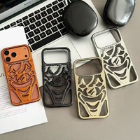 Coque de téléphone sculptée Clown pour iPhone 18 Pro Max, finition brillante électroplaquée, coque souple en TPU pour Apple 18 Series