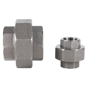 Áp lực cao MSS SP-83 giả mạo phụ kiện đường ống thép carbon ASTM sa350 lf2 CL1 Ống Công Đoàn lớp 3000 <span class=keywords><strong>2</strong></span> "NPT nữ ren Công Đoàn - Product Image 1