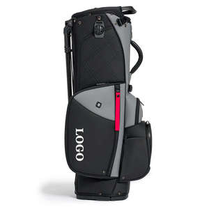 <b>Golf</b> Stand <b>Bag</b> Carbon Fiber Legs Grey Black Quilted Premium <b>Golf</b> <b>Bag</b> Custom Logo Pockets Wholesale - Product Image 6