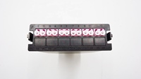 Boîtier coulissant 48 cœurs 19 pouces 1U MPO/MTP LC OS2/G675a OM3 Connecteurs LC SC 4x12/24 cœurs Cassette MPO Cassette Patch Panel