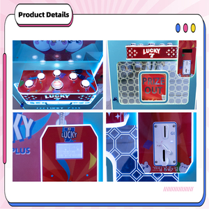 Machine de jeu d'arcade à monnayeur Lucky 7 avec roues, éclairage LED et système de récompense en 10 secondes, à vendre - Product Image 4